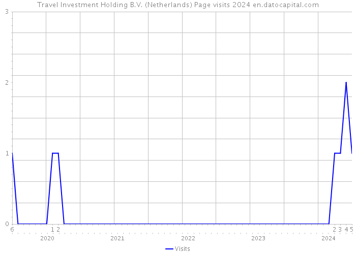 Travel Investment Holding B.V. (Netherlands) Page visits 2024 