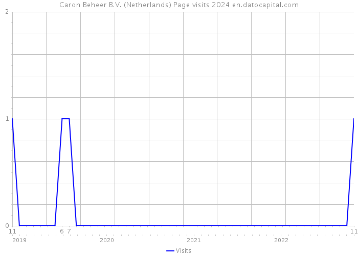 Caron Beheer B.V. (Netherlands) Page visits 2024 