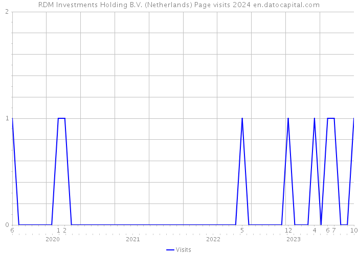 RDM Investments Holding B.V. (Netherlands) Page visits 2024 