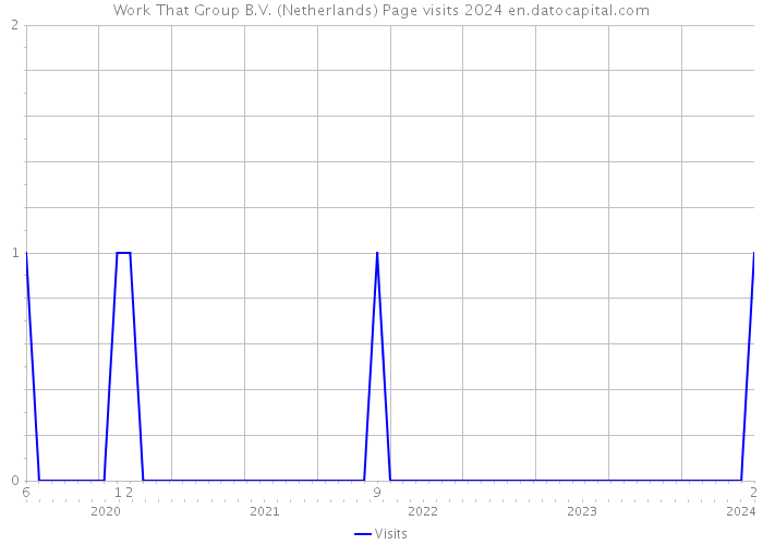 Work That Group B.V. (Netherlands) Page visits 2024 
