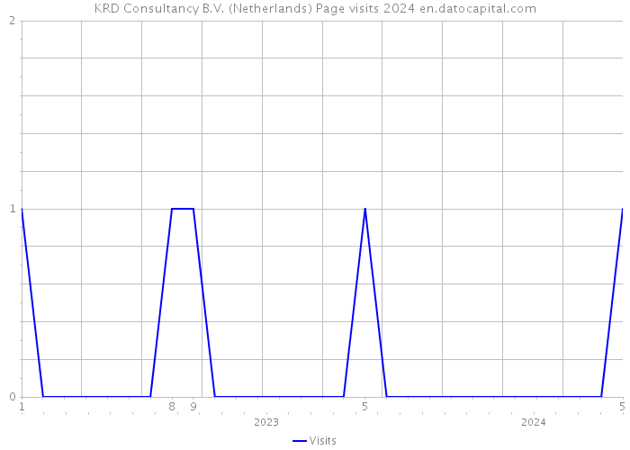 KRD Consultancy B.V. (Netherlands) Page visits 2024 