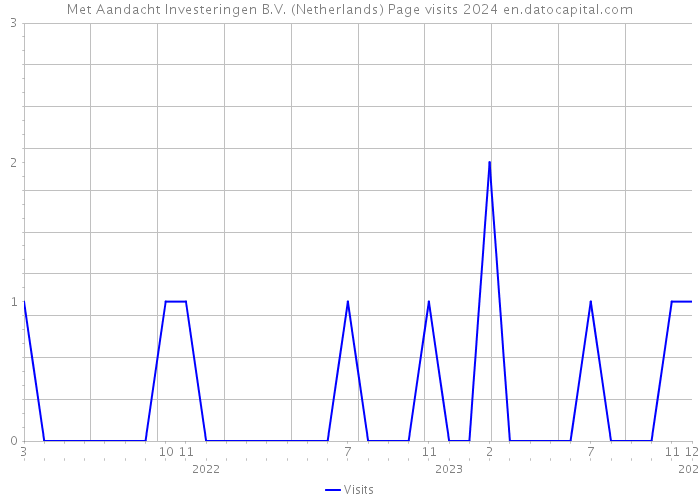 Met Aandacht Investeringen B.V. (Netherlands) Page visits 2024 