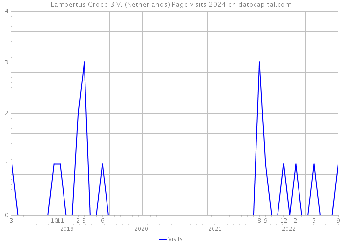 Lambertus Groep B.V. (Netherlands) Page visits 2024 