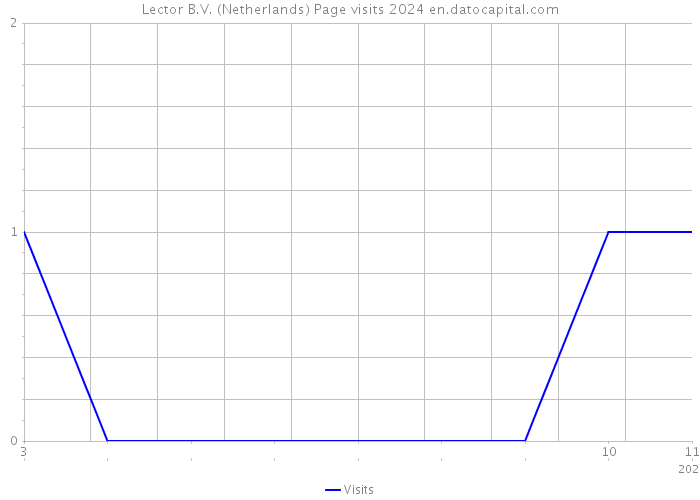 Lector B.V. (Netherlands) Page visits 2024 
