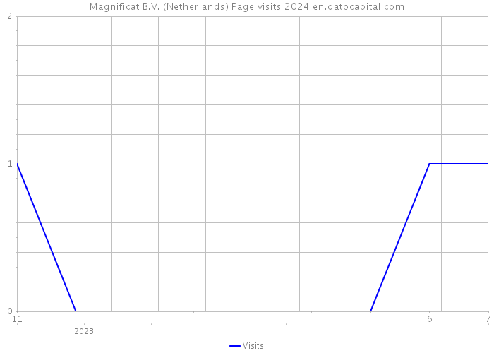 Magnificat B.V. (Netherlands) Page visits 2024 