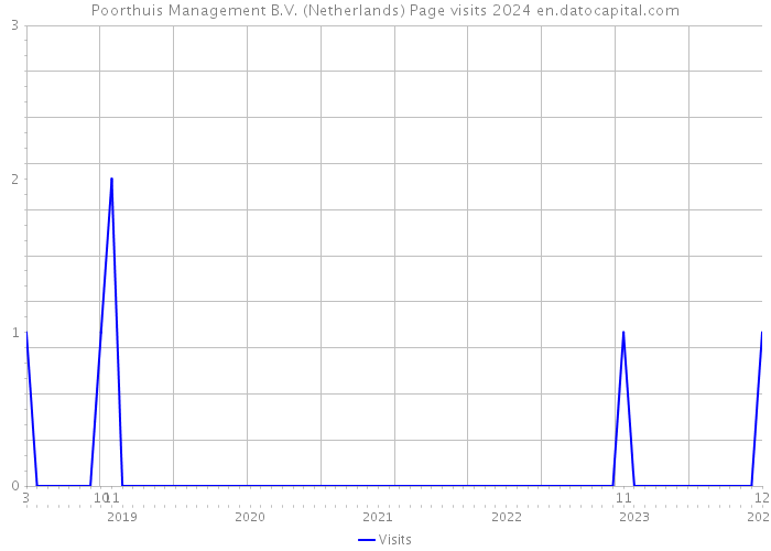 Poorthuis Management B.V. (Netherlands) Page visits 2024 