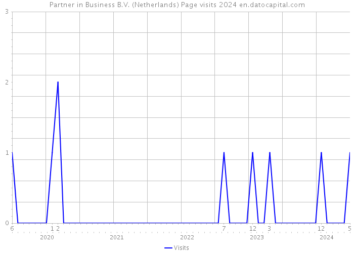 Partner in Business B.V. (Netherlands) Page visits 2024 