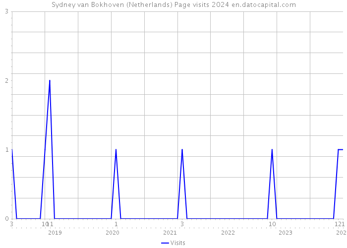Sydney van Bokhoven (Netherlands) Page visits 2024 