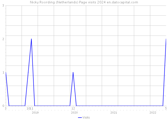 Nicky Roording (Netherlands) Page visits 2024 