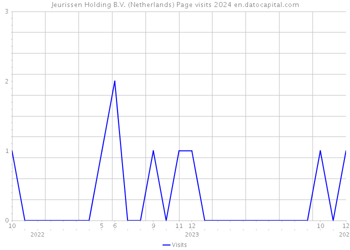 Jeurissen Holding B.V. (Netherlands) Page visits 2024 