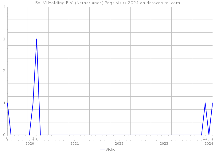 Bo-Vi Holding B.V. (Netherlands) Page visits 2024 
