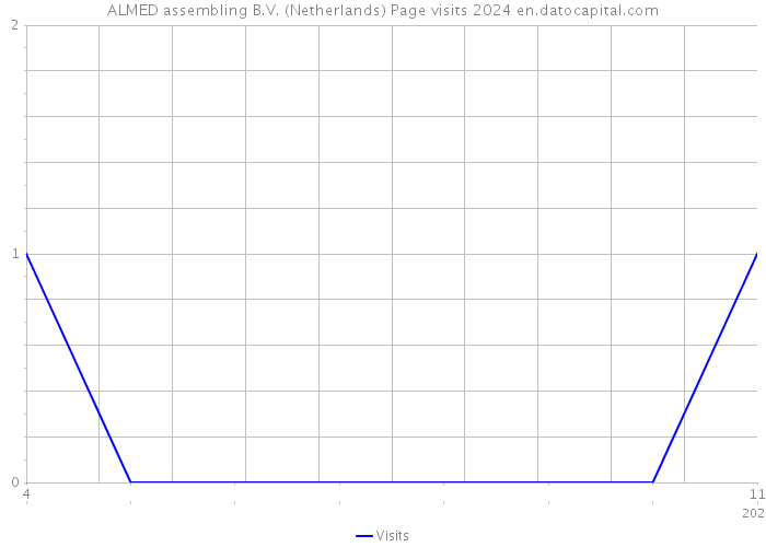 ALMED assembling B.V. (Netherlands) Page visits 2024 