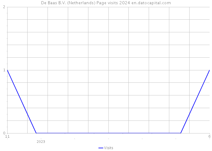De Baas B.V. (Netherlands) Page visits 2024 