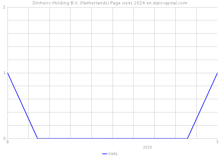 Dinheiro Holding B.V. (Netherlands) Page visits 2024 