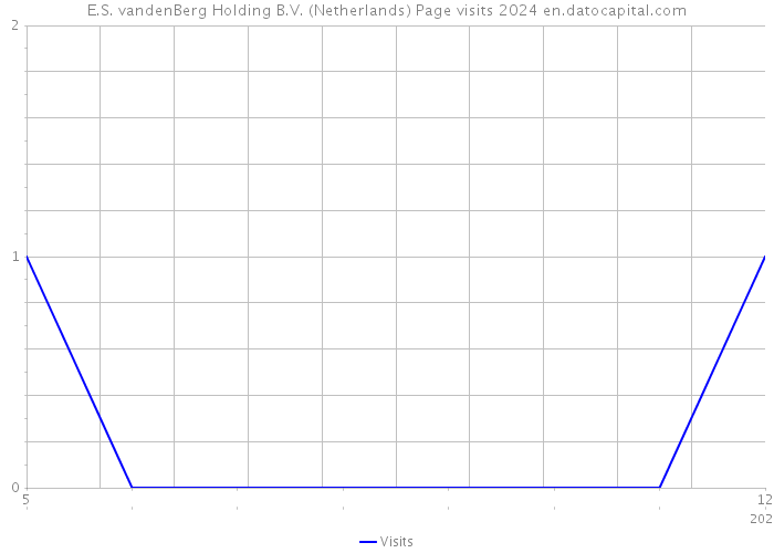 E.S. vandenBerg Holding B.V. (Netherlands) Page visits 2024 