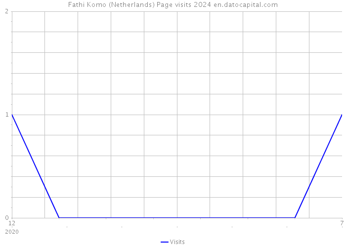 Fathi Komo (Netherlands) Page visits 2024 