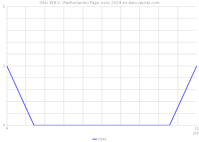 Okki W B.V. (Netherlands) Page visits 2024 