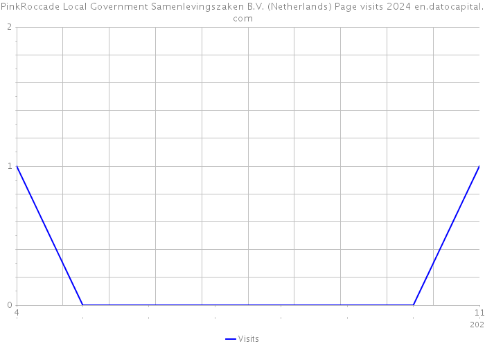 PinkRoccade Local Government Samenlevingszaken B.V. (Netherlands) Page visits 2024 