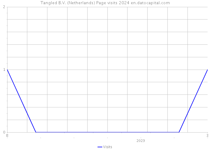 Tangled B.V. (Netherlands) Page visits 2024 