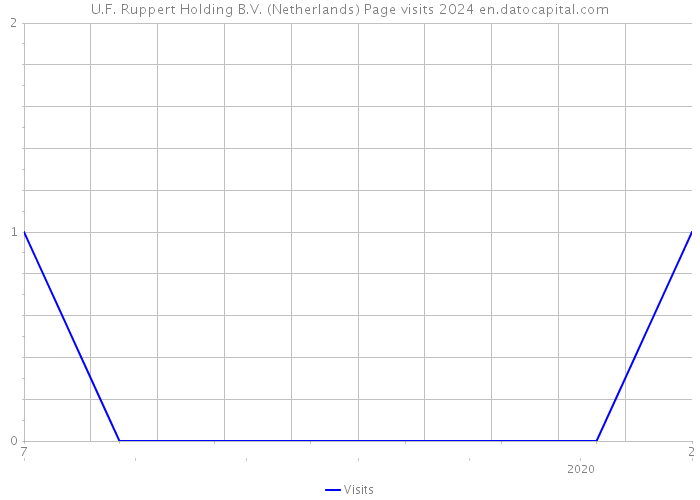 U.F. Ruppert Holding B.V. (Netherlands) Page visits 2024 