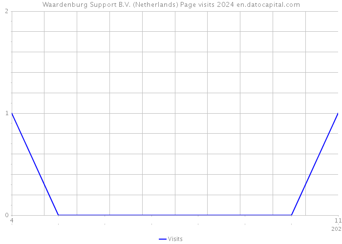 Waardenburg Support B.V. (Netherlands) Page visits 2024 