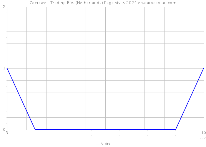 Zoeteweij Trading B.V. (Netherlands) Page visits 2024 