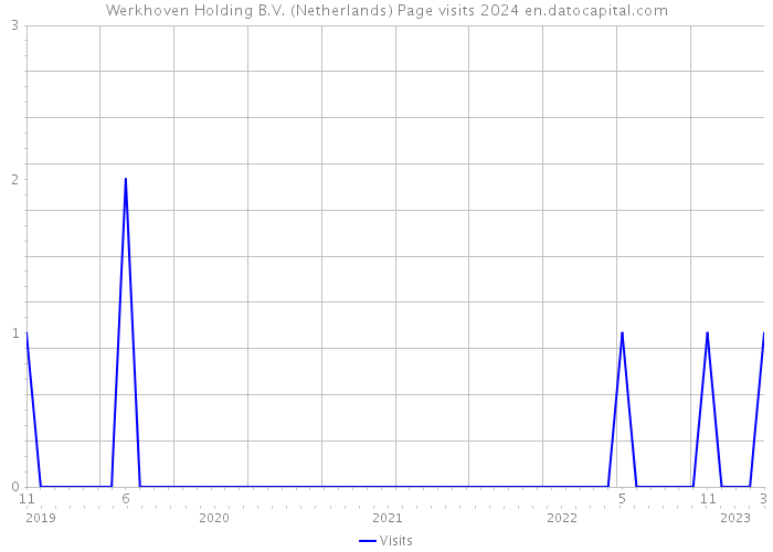 Werkhoven Holding B.V. (Netherlands) Page visits 2024 