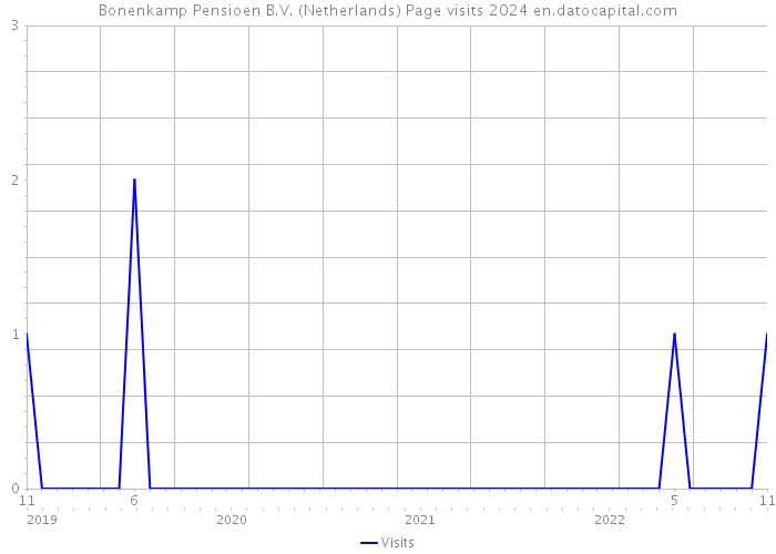 Bonenkamp Pensioen B.V. (Netherlands) Page visits 2024 