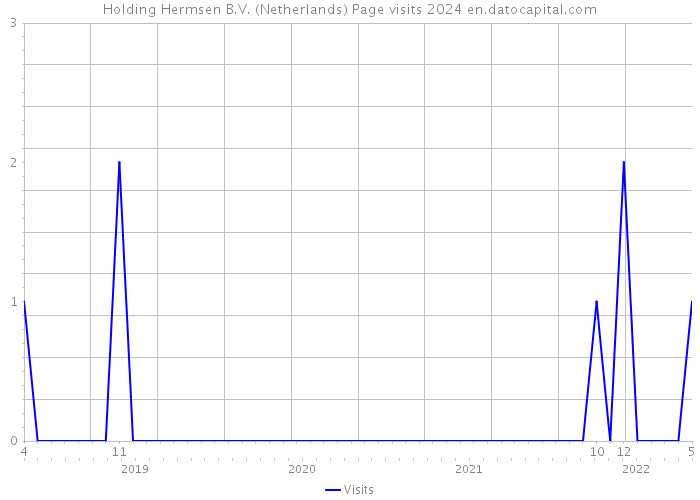 Holding Hermsen B.V. (Netherlands) Page visits 2024 