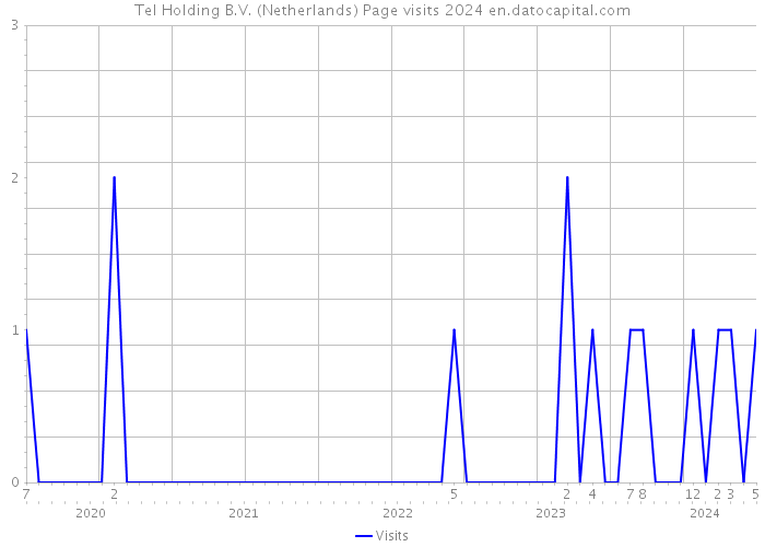 Tel Holding B.V. (Netherlands) Page visits 2024 
