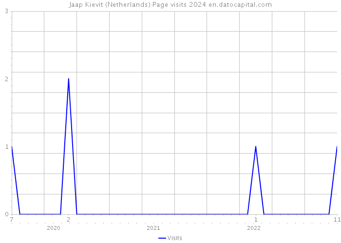 Jaap Kievit (Netherlands) Page visits 2024 