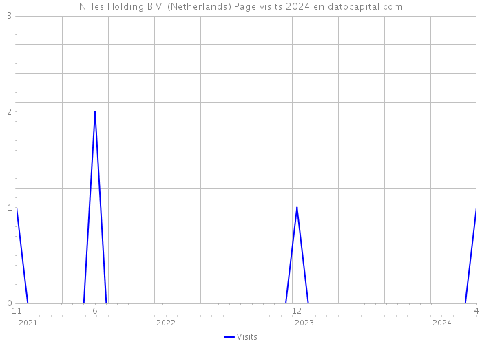 Nilles Holding B.V. (Netherlands) Page visits 2024 