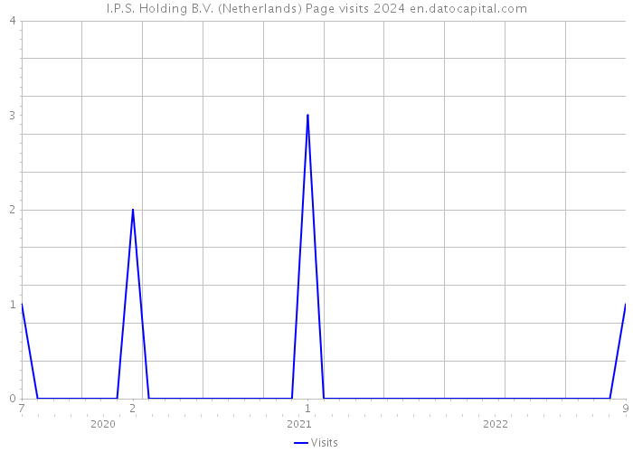 I.P.S. Holding B.V. (Netherlands) Page visits 2024 