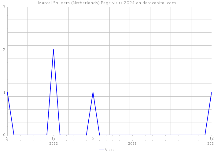 Marcel Snijders (Netherlands) Page visits 2024 