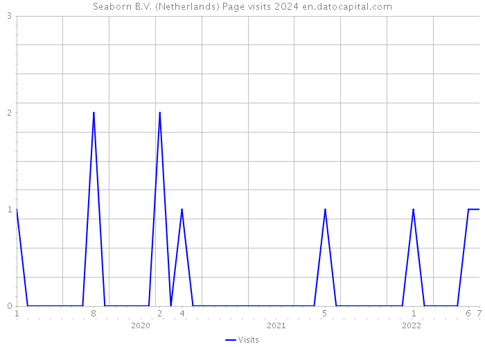 Seaborn B.V. (Netherlands) Page visits 2024 