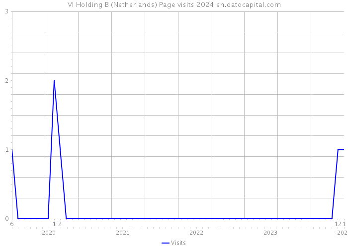 VI Holding B (Netherlands) Page visits 2024 