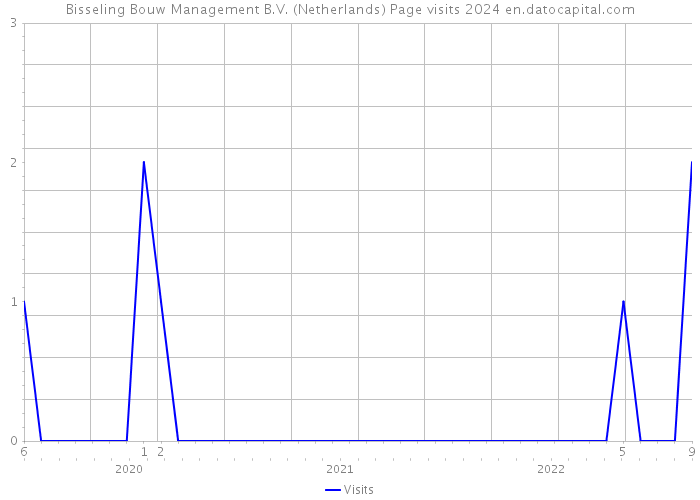 Bisseling Bouw Management B.V. (Netherlands) Page visits 2024 