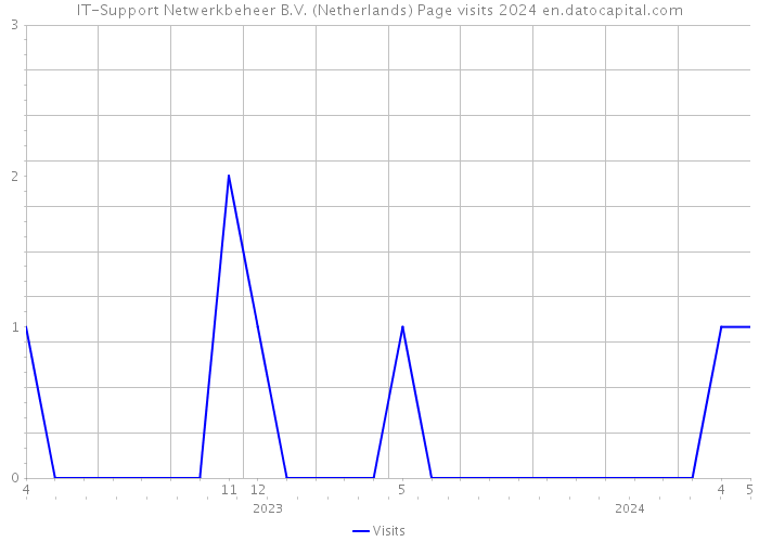 IT-Support Netwerkbeheer B.V. (Netherlands) Page visits 2024 