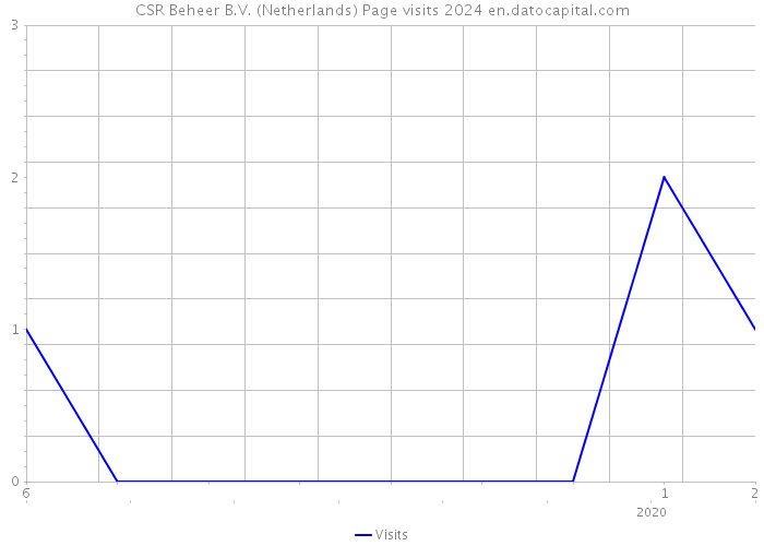 CSR Beheer B.V. (Netherlands) Page visits 2024 