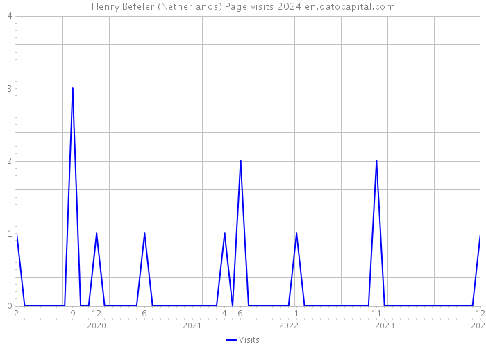 Henry Befeler (Netherlands) Page visits 2024 