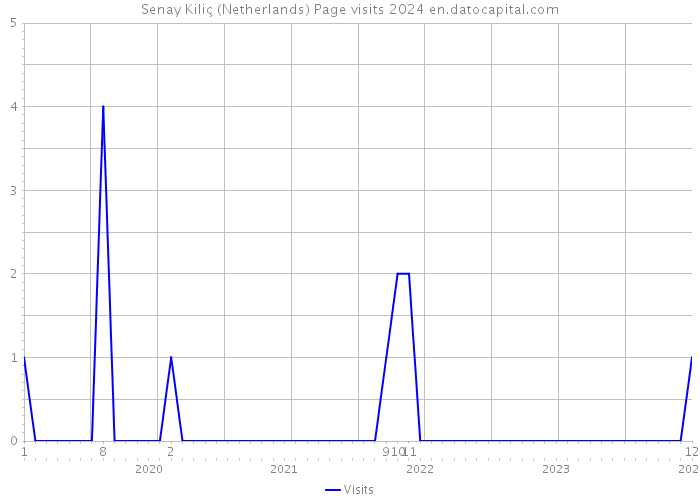 Senay Kiliç (Netherlands) Page visits 2024 
