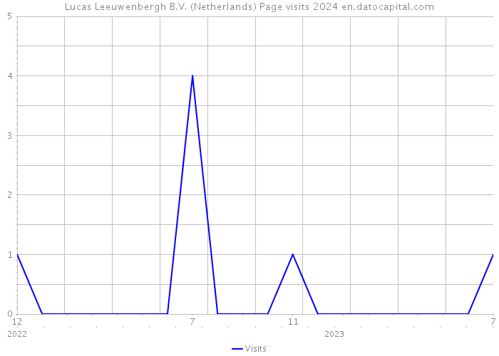 Lucas Leeuwenbergh B.V. (Netherlands) Page visits 2024 