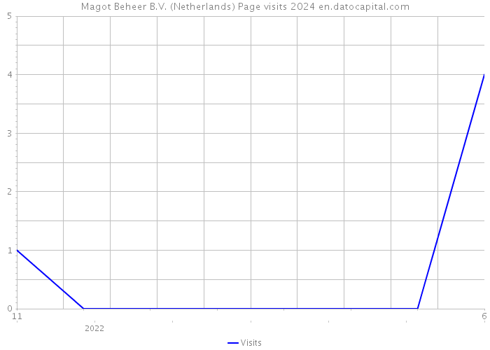 Magot Beheer B.V. (Netherlands) Page visits 2024 