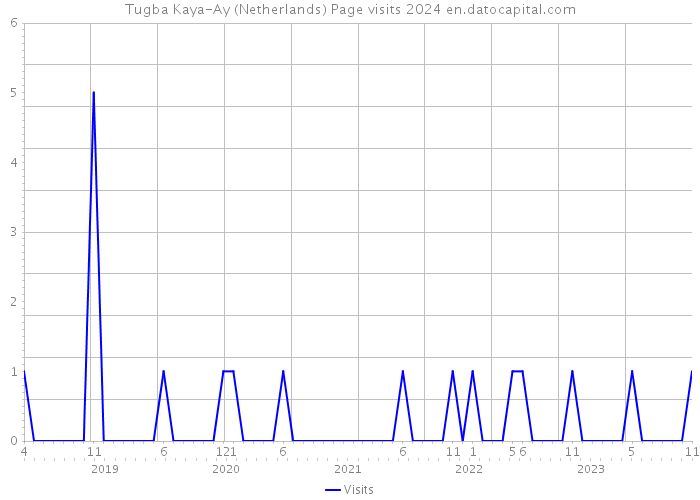 Tugba Kaya-Ay (Netherlands) Page visits 2024 