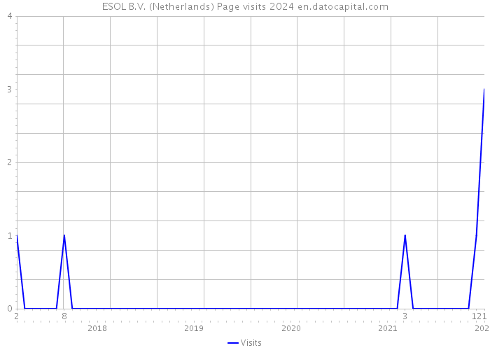 ESOL B.V. (Netherlands) Page visits 2024 