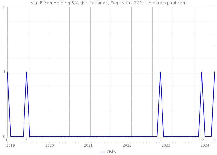 Van Bilsen Holding B.V. (Netherlands) Page visits 2024 