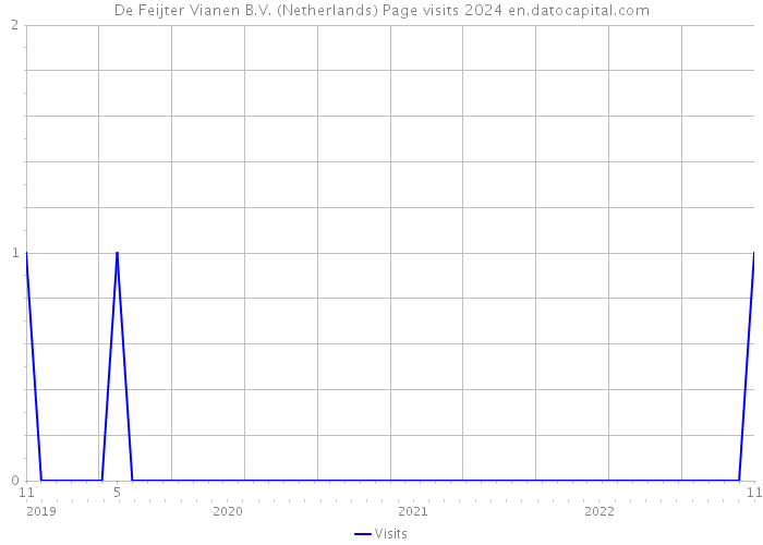 De Feijter Vianen B.V. (Netherlands) Page visits 2024 