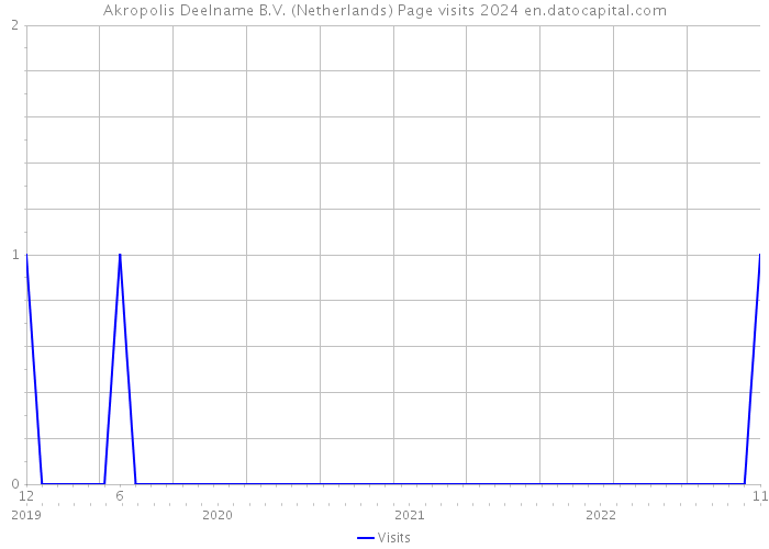 Akropolis Deelname B.V. (Netherlands) Page visits 2024 