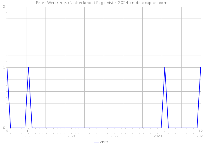Peter Weterings (Netherlands) Page visits 2024 
