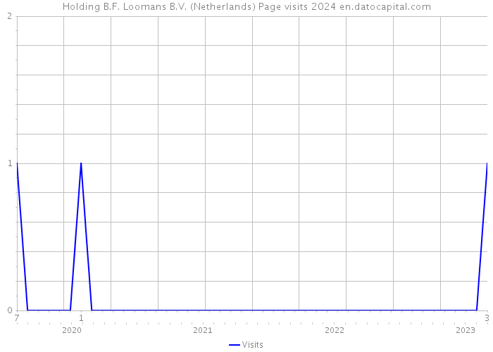 Holding B.F. Loomans B.V. (Netherlands) Page visits 2024 